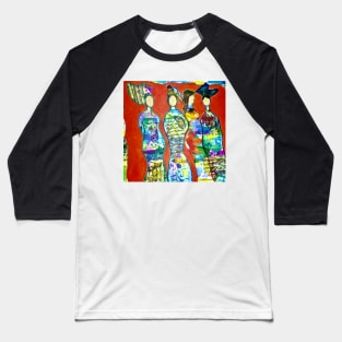 Four Lovelies (3 in a series of 4) Baseball T-Shirt